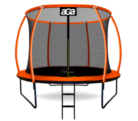 Aga SPORT EXCLUSIVE Trampolína 250 cm Oranžová + ochranná síť + žebřík