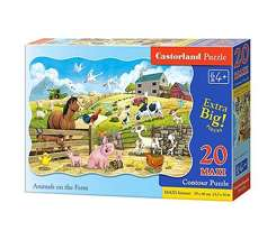CASTORLAND puzzle 20 MAXI dílků - Zvířata na farmě