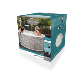 Vancouver Lay-Z-Spa AirJet Plus Spa Nafukovací lázně BESTWAY pro 5 osob + pumpa + nastavení masáže
