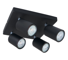 Bodové svítidlo LED VIKI 4x GU10 černá