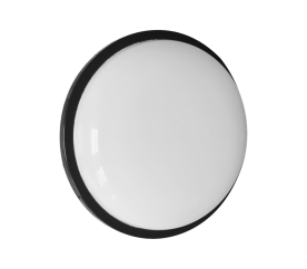 LED stropní svítidlo černé TOR-152C - IP65 - 15W - neutrální bílá