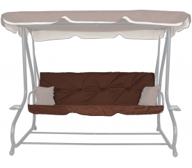 Aga Podsedák na zahradní houpačku GRANDLUX Dark Brown