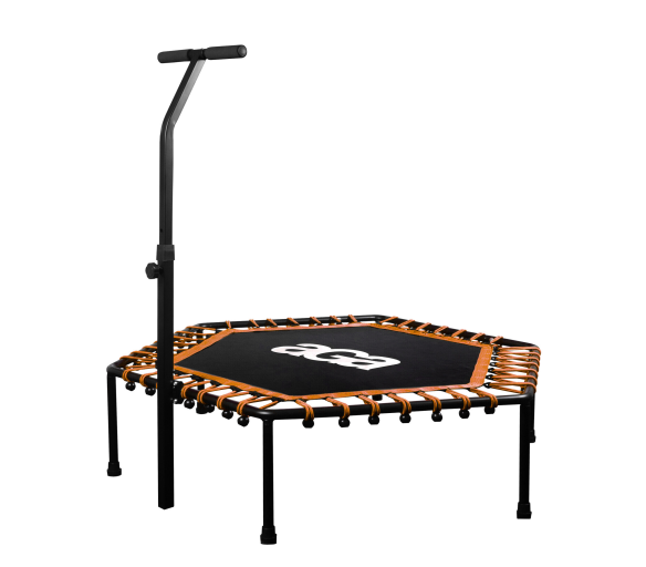 Aga FITNESS Trampolína 130 cm Oranžová + madlo - 6SAF037 - II. JAKOST