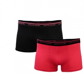 PIERRE CARDIN Boxerky 2-PACK PCU95 Teaberry Black
