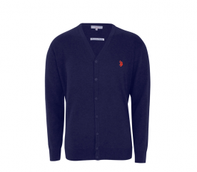 U.S. Polo ASSN. Kardigan V-Neck Navy