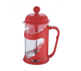 Konvička na čaj a kávu French Press 800 ml červená - Renberg