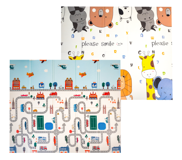 Aga4Kids Dětská skládací pěnová podložka 200x180 cm 6DZ128 - II. JAKOST