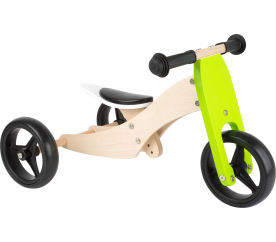 Small Foot Dřevěná tříkolka Trike 2v1 zelená