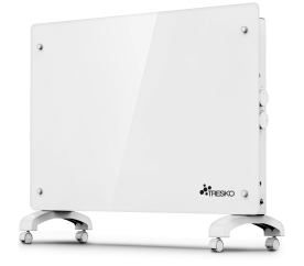 Tresko Skleněný konvektor 1500 W GPH-15 Bílý