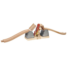 Bigjigs Rail Most s T-Rexem DZ728 - II. JAKOST