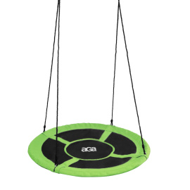 Aga Závěsný houpací kruh 120 cm Světle zelený