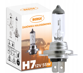 H7 Halogenová žárovka - 12V - 55W - teplá bílá 3200K - SADA 2 ks.