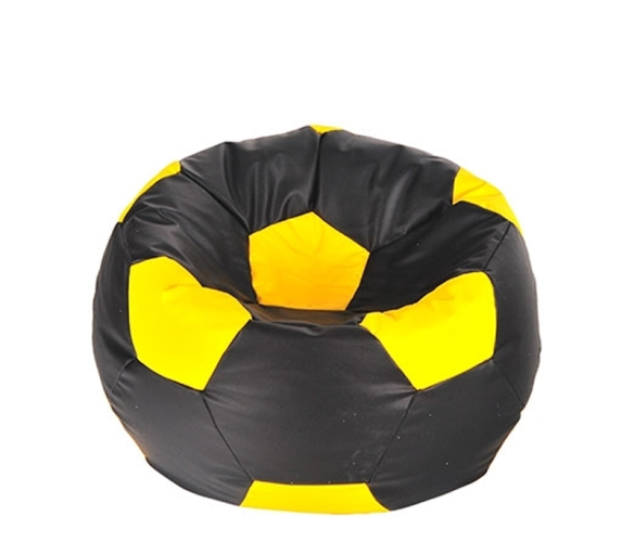 Aga Sedací pytel BALL XXXL Žlutá - Černá
