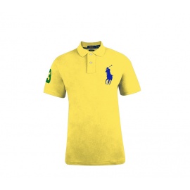Ralph Lauren CUSTOM-FIT Yellow Big Pony Blue