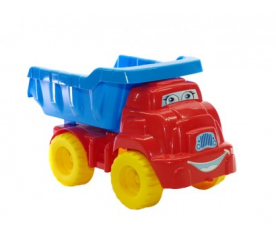 Doloni Náklaďák se sklápěčkou Červený