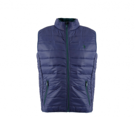 U.S. Polo ASSN. Pánská prošívaná vesta 574 Marine Green