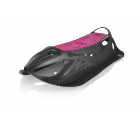 Sáně Neon grip monster černo/růžová