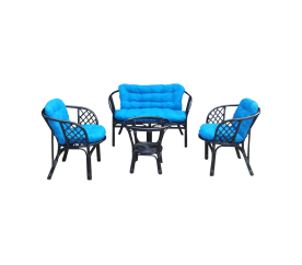 LEX Ratanová sestava BAHAMA Black Blue