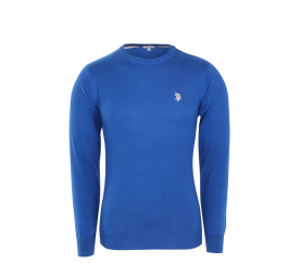 U.S. Polo ASSN. Svetr ROUND-NECK Royal