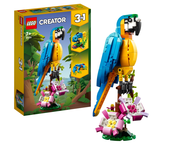 LEGO® Creator 3v1 31136 Exotický papoušek