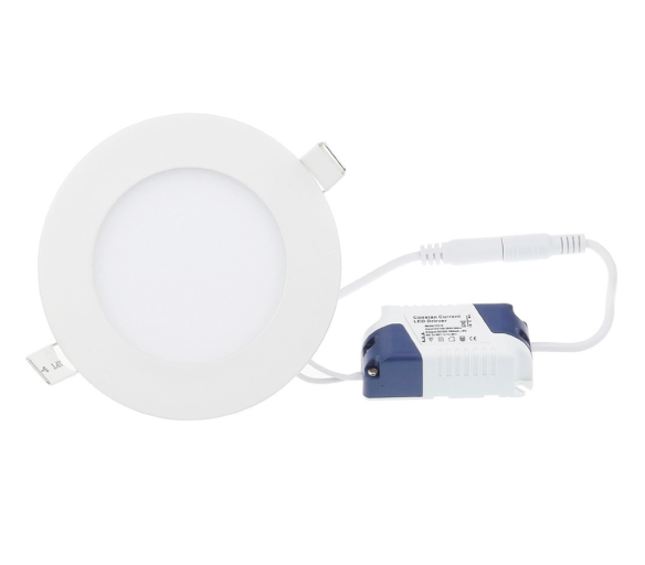 LED panel KRUHOVÝ BRGD0100 vestavný - 120x120x12mm - 6W - 230V - 390Lm - neutrální bílá
