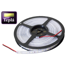 LED pásek - SMD 2835 - 5m - 60LED/m - 10,8W/m - IP67 - teplá bílá