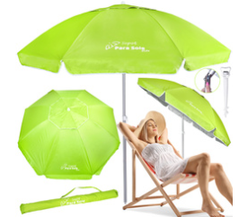 Zahradní plážový slunečník Sopot Para Sole Sun UPF 50+ 240 cm LÁMANÝ SP0810 univerzální