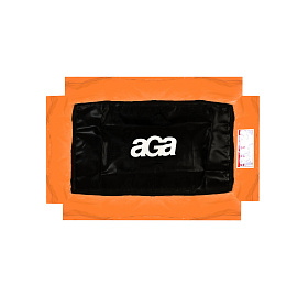 Aga Kryt pružin na obdélníkovou trampolínu 122x183 cm Oranžový