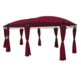 Aga Zahradní altán PAVILON OVAL MC3629 Burgundy