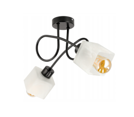 LED stropní svítidlo LOFT - 2xE27 - KUBEK WHITE
