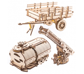 Ugears 3D dřevěné mechanické puzzle Sada příslušenství pro náklaďák UGM-11