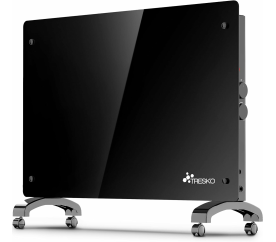 Tresko Skleněný konvektor 2000 W GPH-20 Černý