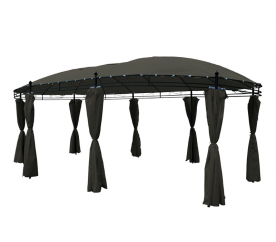 Aga Zahradní altán PAVILON OVAL MC3631 Dark Grey