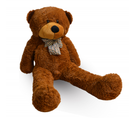 Aga4Kids Plyšový medvěd 130 cm Tmavě hnědý