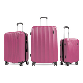 Aga Travel Sada cestovních kufrů MR4652 Růžová