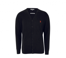 U.S. Polo Assn Kardigan V-Neck Black