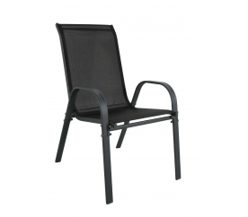 Linder Exclusiv Zahradní křeslo STAPEL MC330880 Černé