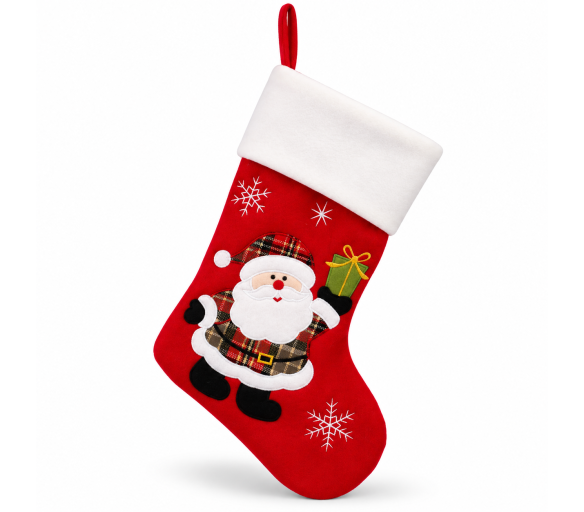 Aga Vánoční punčocha 45 cm Santa