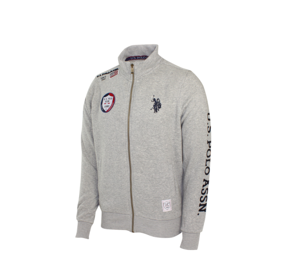 U.S. Polo ASSN. Mikina Grey Melange
