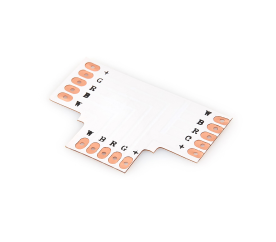 Spojka pro RGBW LED pásky - T - CN63 - 12mm - 5pin