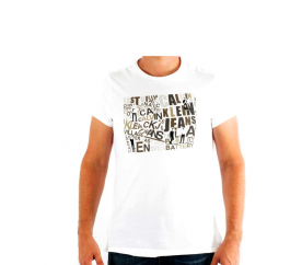 CALVIN KLEIN Tričko cmp57p 001 Blanc