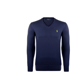 Ralph Lauren Svetr V-NECK SWEATER Newport Navy