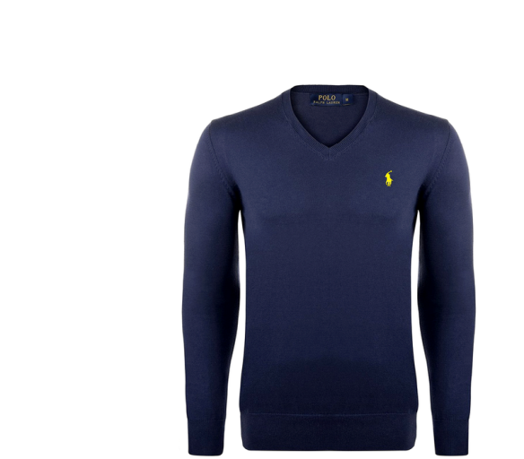 Ralph Lauren Svetr V-NECK SWEATER Newport Navy