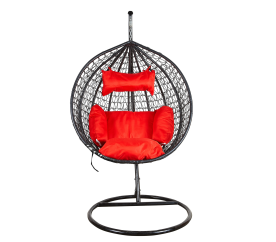Aga Závěsné křeslo ORTA Black - Red