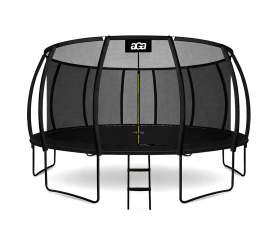 Aga SPORT EXCLUSIVE Trampolína 500 cm Černá + ochranná síť + žebřík - 6SAF033 - II. JAKOST