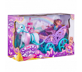 Princezna Sparkle Girlz s koněm a kočárem