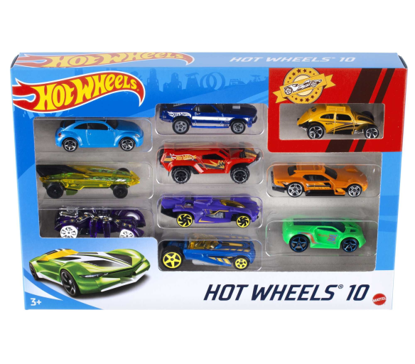 Hot Wheels 10 ks angličáků 54886