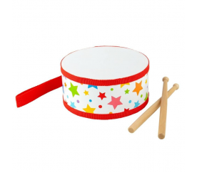 Bigjigs Toys Dřevěný bubínek hvězdičky