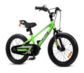 Royal Baby Cross-Country kolo 16" Freestyle 2v1 RO0154 Zelené