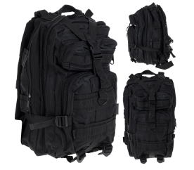 Taktický vojenský turistický batoh 25L černý